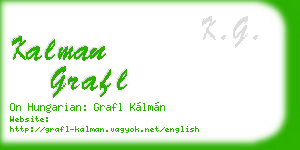 kalman grafl business card